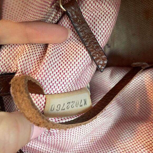 DOONEY & BOURKE Tan Signature Monogram Tote Shoulder Bag - Picture 12 of 12